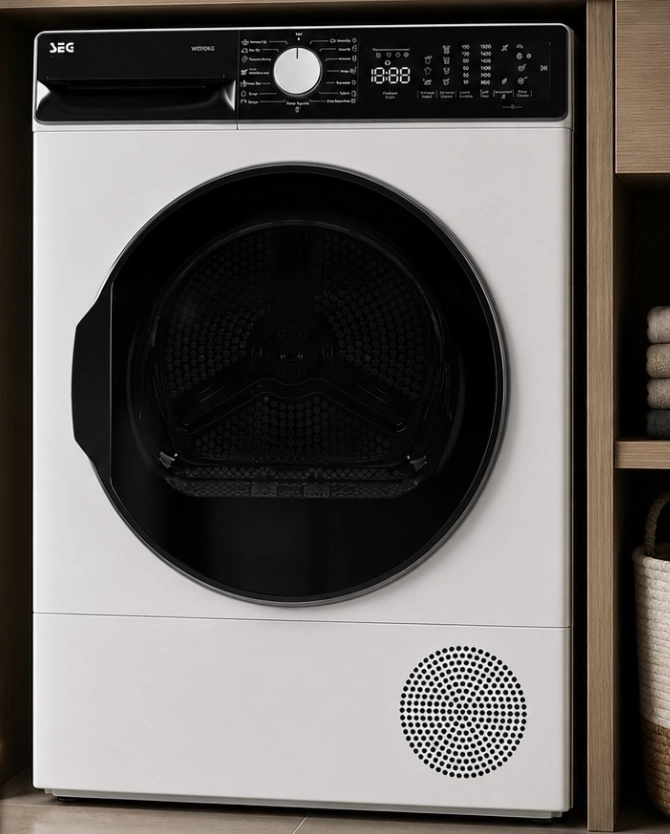 SEG 10 Kg. Kurutma Makinesi Isı Pompalı Beyaz