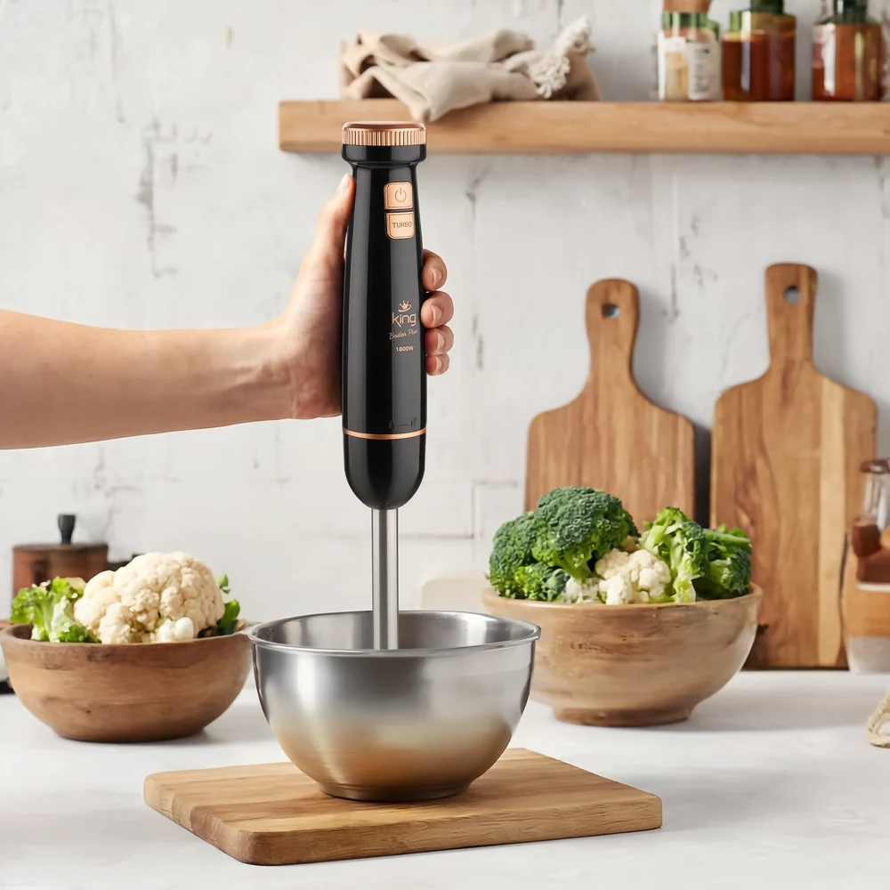 King Boden Plus El Blenderı Siyah-Bakır