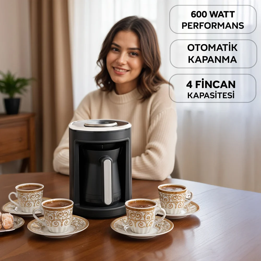 King Cafielo Otomatik Türk Kahvesi Makinesi
