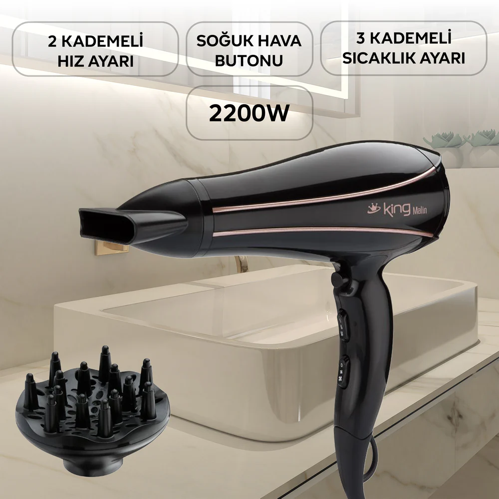 King Malin Saç Kurutma Makinesi