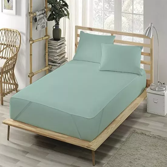 Luxart 100x200 Fitted Çarşaf Mint