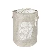 Keçe Büzgülü Bej Sepet