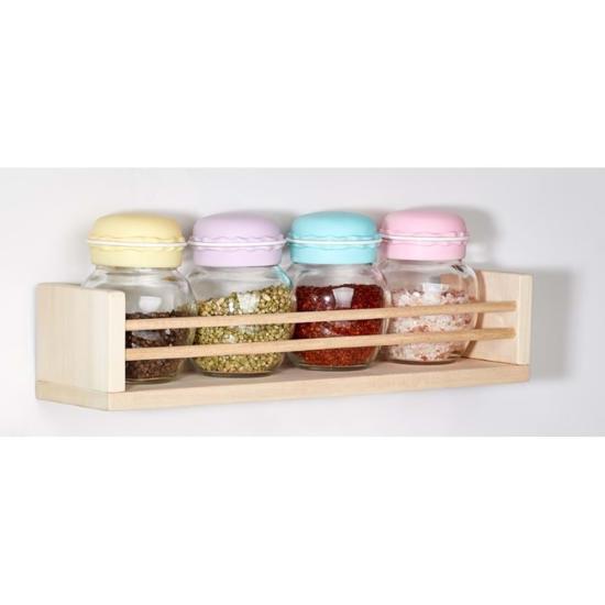Macaron 4’lü Stantlı Baharatlık Seti
