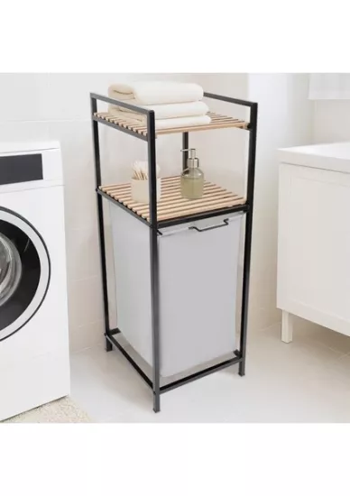 Tekli Kirli Sepeti Raflı