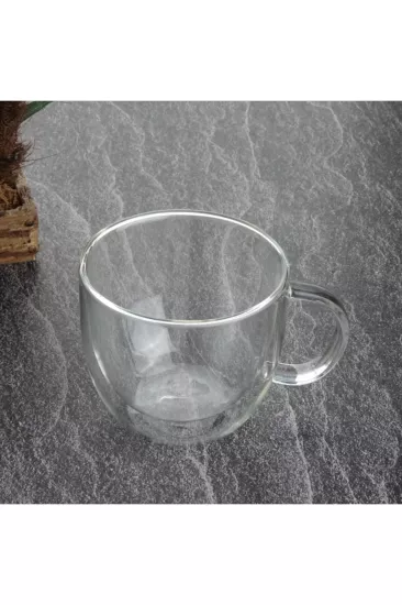 Çift Çıdarlı Cam Bardak 250 ml.