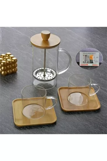 Tohana French Press ve Fincanlı Set