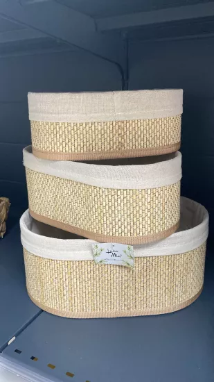 Luca Mia 3’lü Oval Sepet