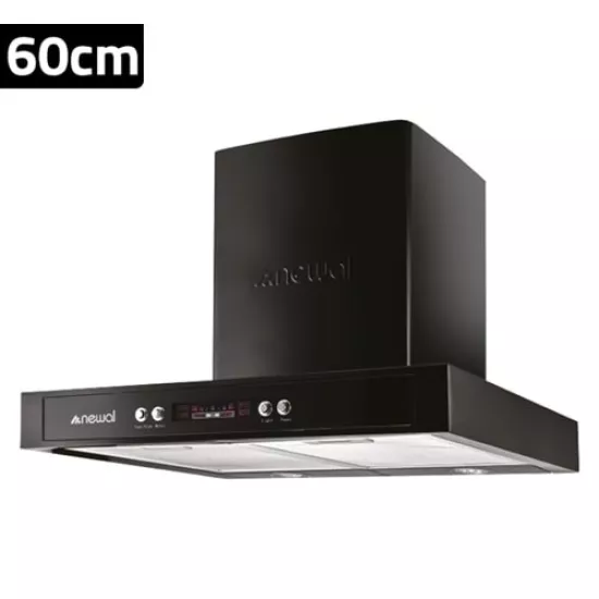 Newal Ankastre Davlumbaz 60 cm Siyah