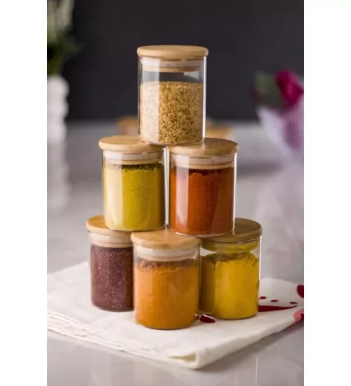 6’lı Cam Baharatlık 250 ML