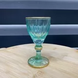 Renkli Kahve Yani Bardak Diamond Mavi