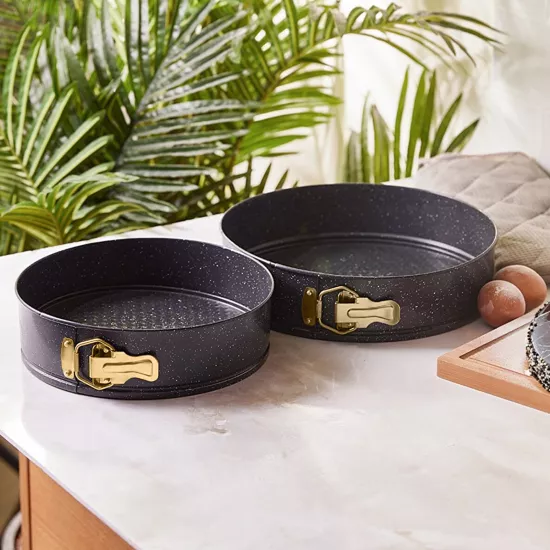 Emsan Circle 2’li Kelepçeli Kek Kalıbı Seti 24-28cm
