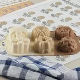 Gül Silikon Muffin Kalıbı 6’lı