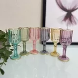 Renkli Kahve Yanı Bardak Lenita Gri