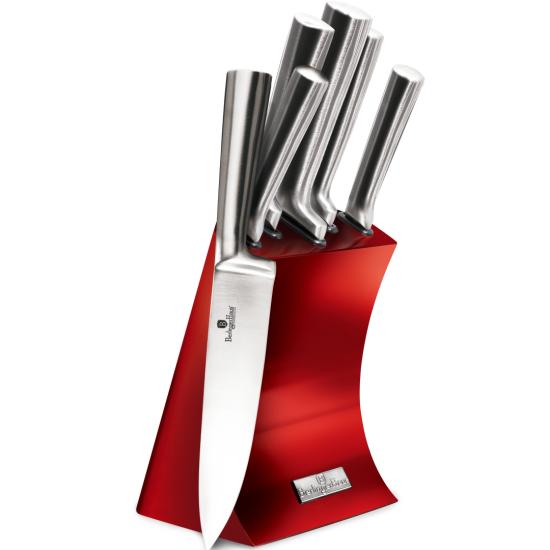 Berlinger Haus Standlı Bıçak Seti 6 Parça Burgundy Edition