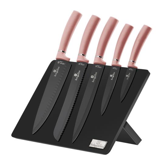Berlinger Haus Mıknatıs Standlı Bıçak Seti 6 Parça I-Rose Collection