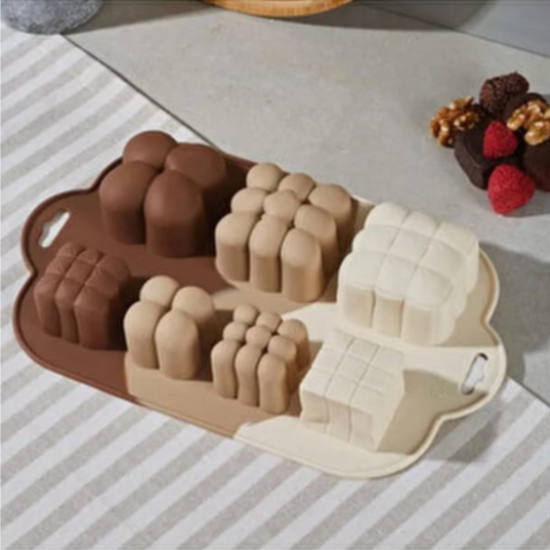 Bubble Silikon Muffin Kalıbı 7’li