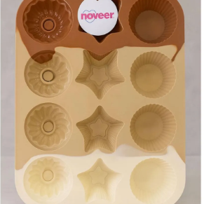 Büyük Silikon Muffin Kalıbı 12’li