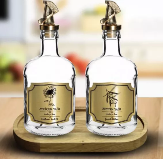 2’li Tombul Yağdanlık Standlı