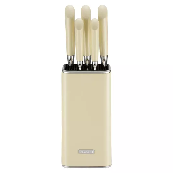 Emsan Venice 6 Parça Bıçak Seti Ekru