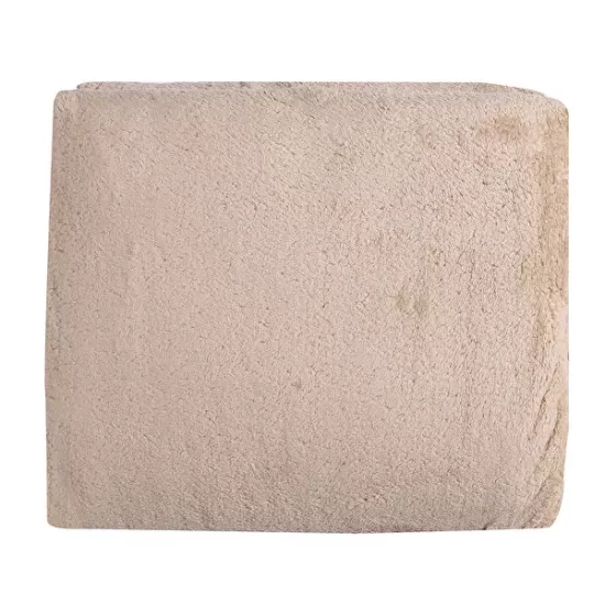 Halime Sultan Tek Kişilik Wellsoft Bej Battaniye