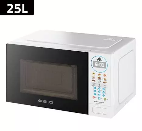 Newal 25L Kapasite Digital Mikrodalga Beyaz
