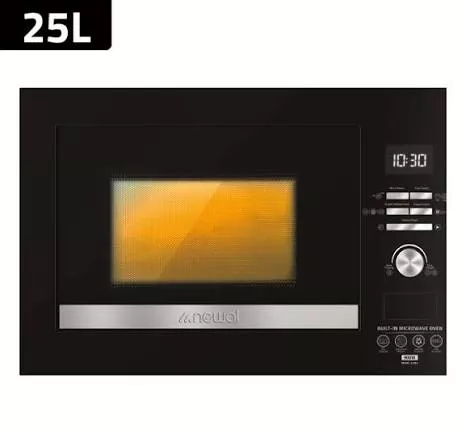 Newal 25L Kapasite Ankastre Dijital Mikrodalga Siyah
