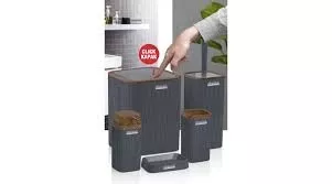 Okyanus Stella 5’li Banyo Seti Ahşap Antrasit