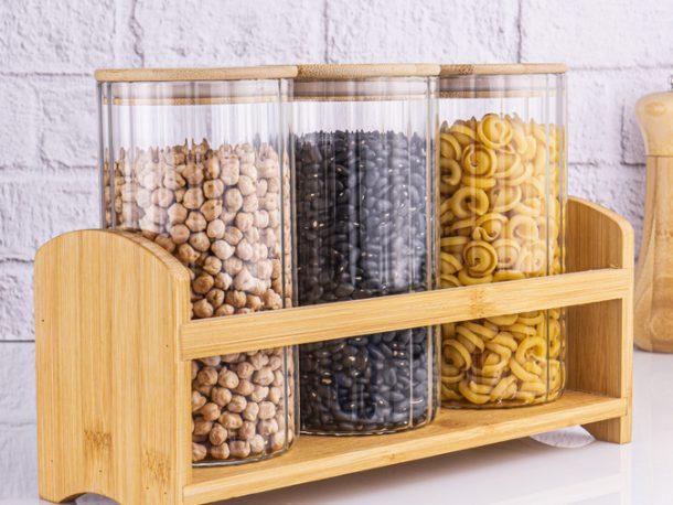 4 Parça Standlı 900 ml. Baharatlık seti
