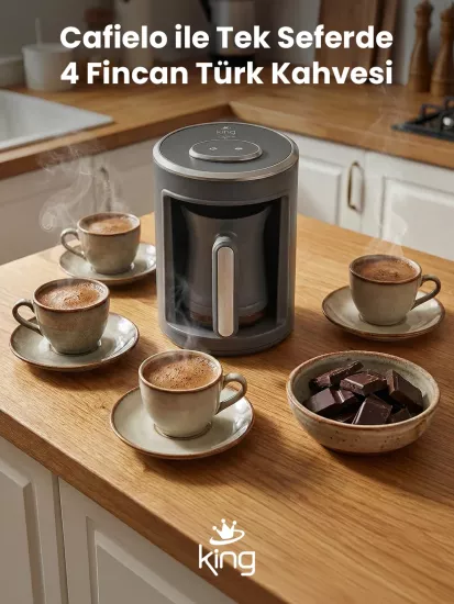 King Cafielo Otomatik Türk Kahvesi Makinesi