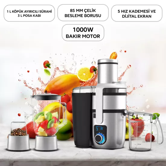 King Pro Tunga Katı Meyve Sıkacağı