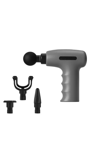 Titreşimli Masaj Tabancası 4 Başlıklı 5 Hız Ayarlı