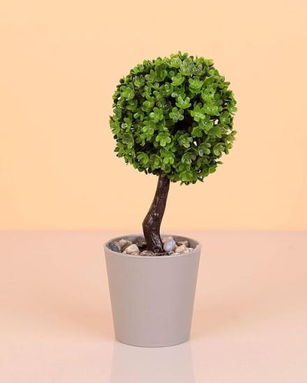 Mini Top Ağaç Yapay Çiçek