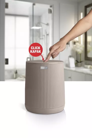 Nida Çöp Kovası Bej