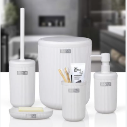 Okyanus Linea 5’li Banyo Seti Beyaz