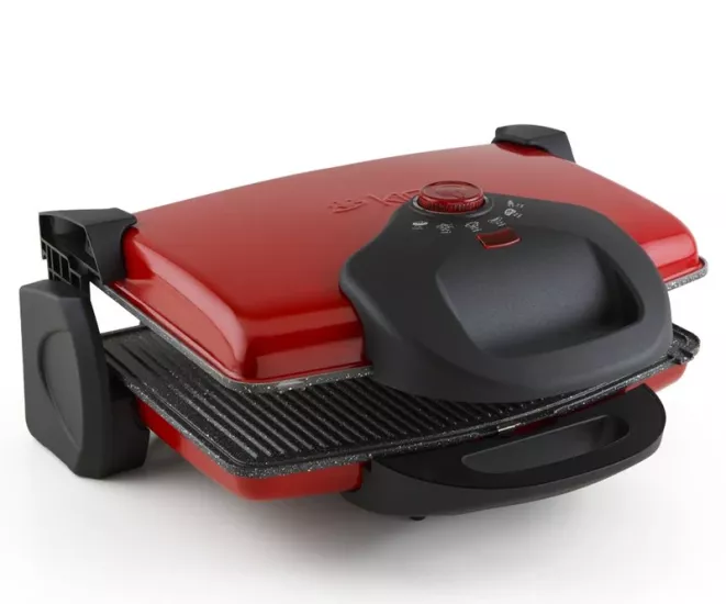 King Grillmax Izgara ve Tost Makinesi Kırmızı