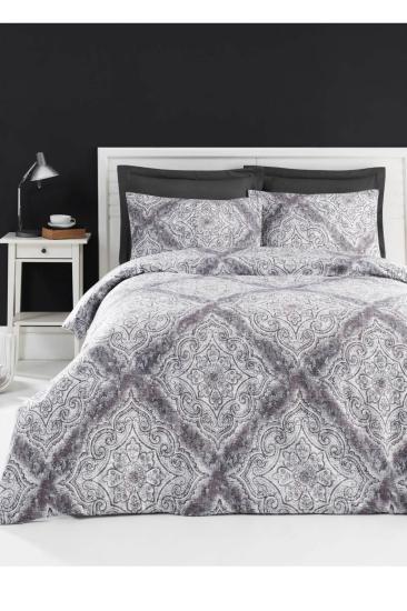 Luxart Yorgan Seti Tek Kişilik Becca Gris
