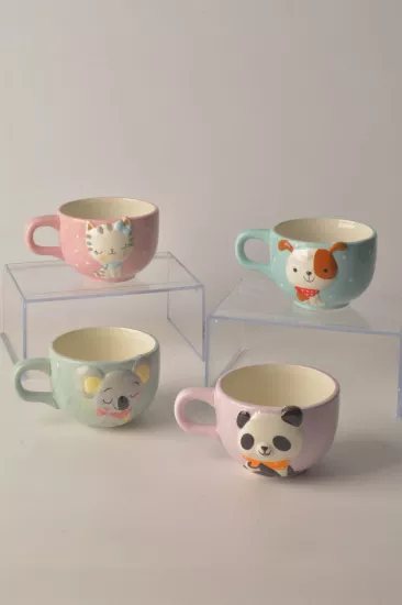 3D Hayvan Figürlü Kupa 400 ml.