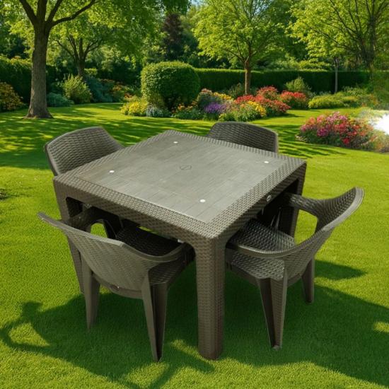 Rattan Masa Takımı 4 Kişilik