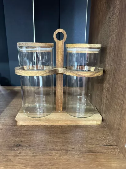 Buenos 2’li Standlı Baharatlık Seti