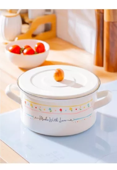 Acar Made With Love Düz Kısa Tırtıklı Tencere