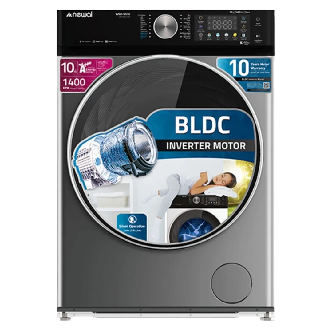 Newal 10 Kg. Çamaşır Makinesi Silver